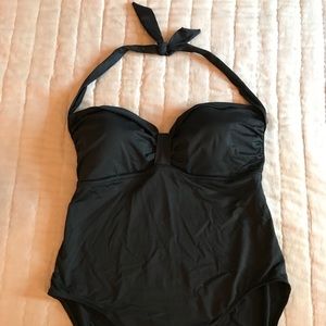 Vintage style black swimsuit